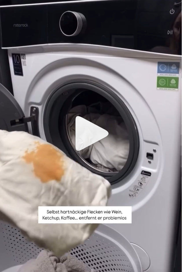 Waschen und Trocknen in einem Gerät – spart Zeit und Platz.Selbst hartnäckige Flecken wie Ketchup, Kaffee oder Wein machen mir keine Sorgen mehr, denn er entfernt sie mühelos. Waschen und Trocknen in einem Gerät – spart Zeit und Platz.Selbst hartnäckige Flecken wie Ketchup, Kaffee oder Wein machen mir keine Sorgen mehr, denn er entfernt sie mühelos.