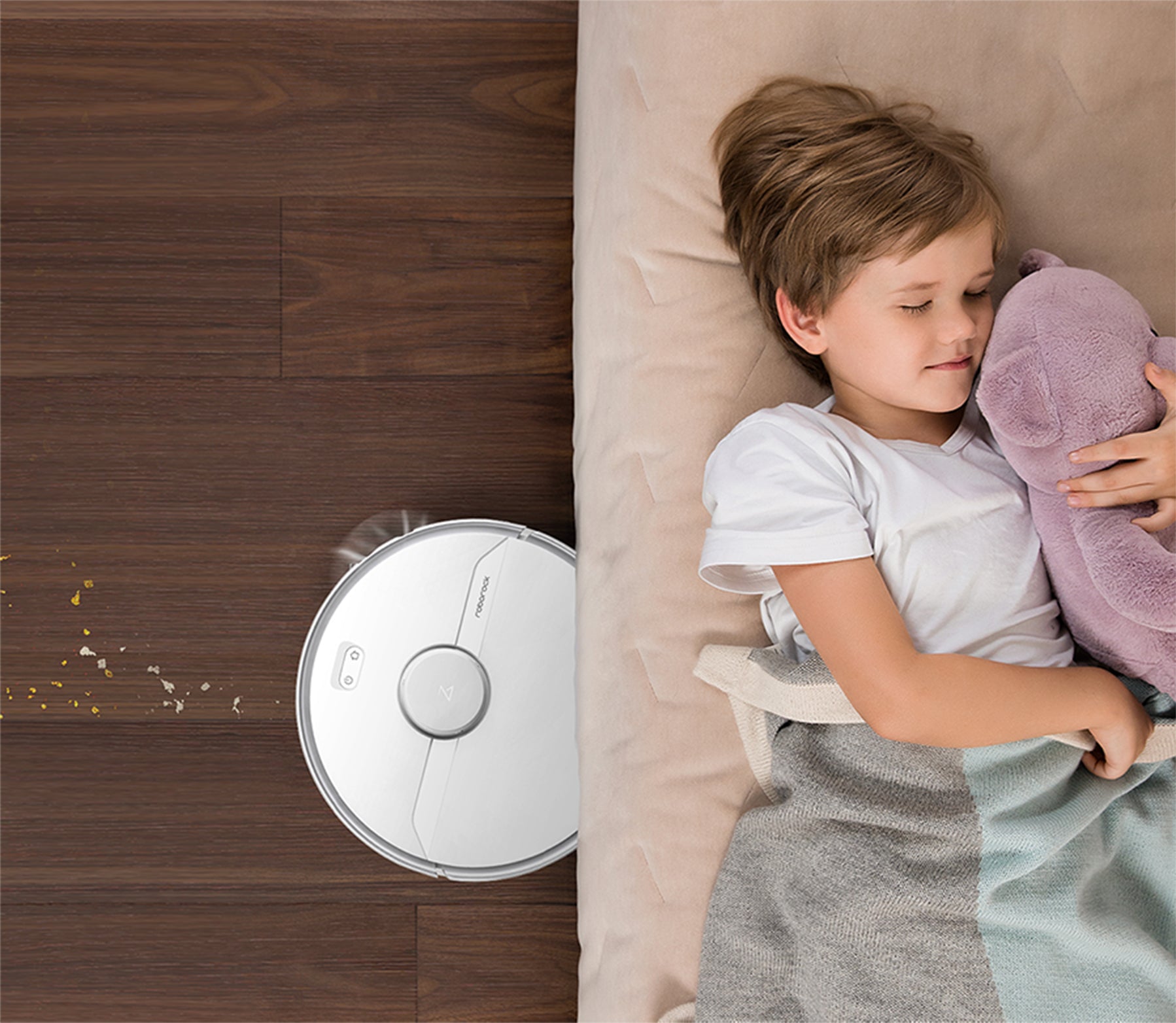 Roborock S6 Roboter sind so designed, dass sie besonders leise sind Roborock S6 Roboter sind so designed, dass sie besonders leise sind