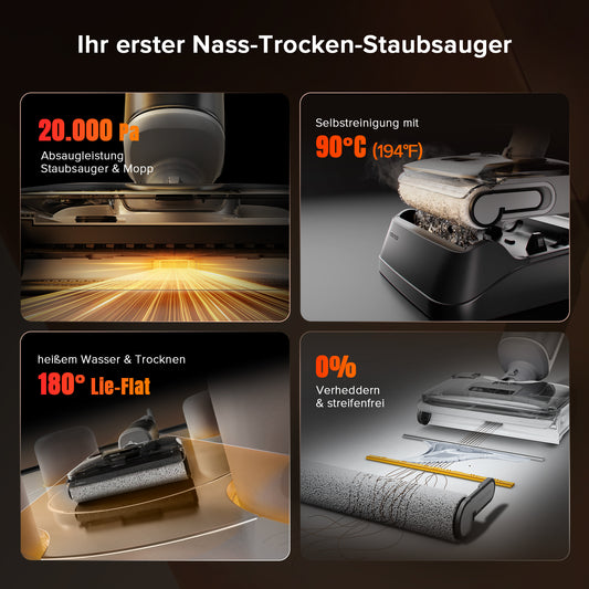 Roborock F25 GT/F25 RT Nass- und Trockenstaubsauger