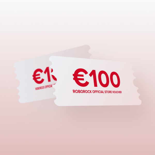 5 Gewinner erhalten einen 100-€-Gutschein für den offiziellen Roborock Store