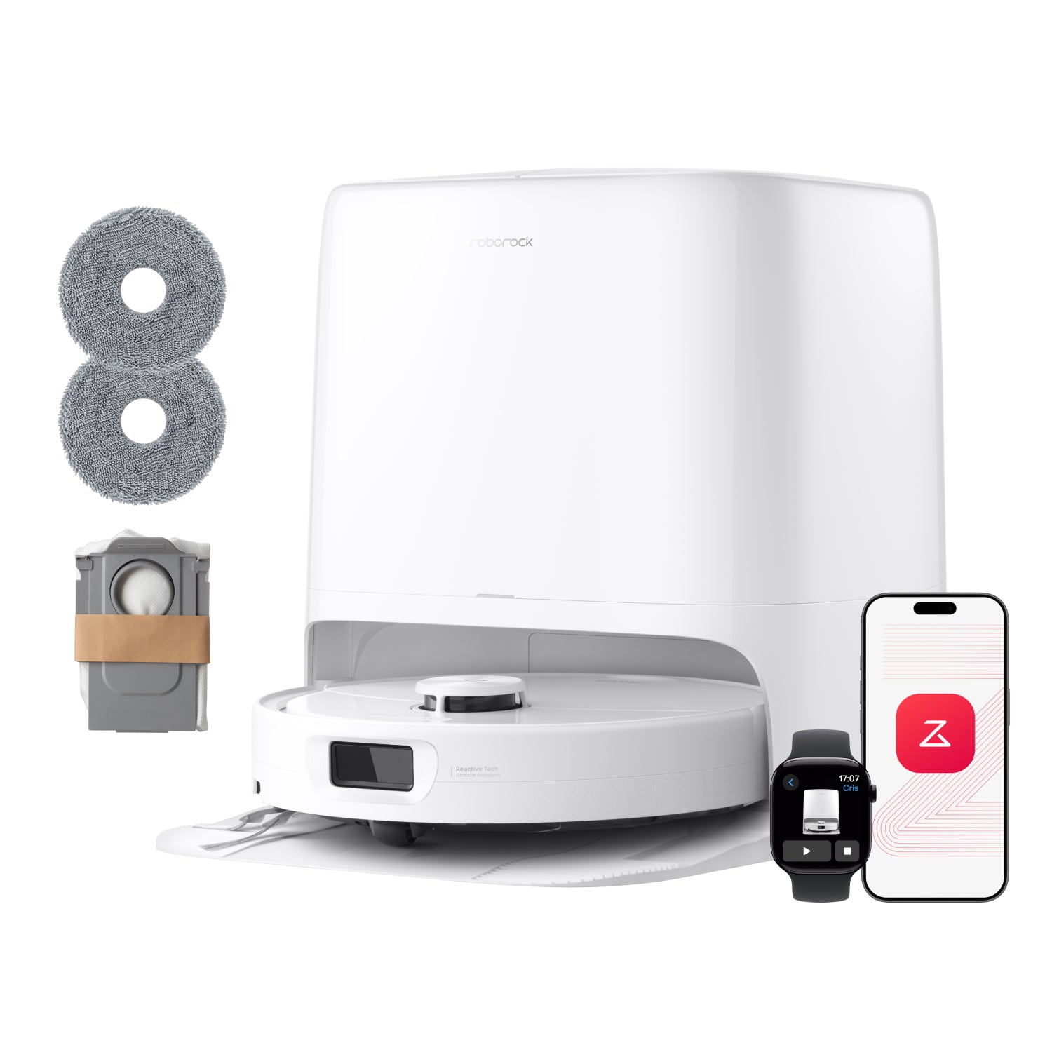 Roborock Qrevo 2 Pro Set – Saugroboter mit automatischem Mopp-Entfernen