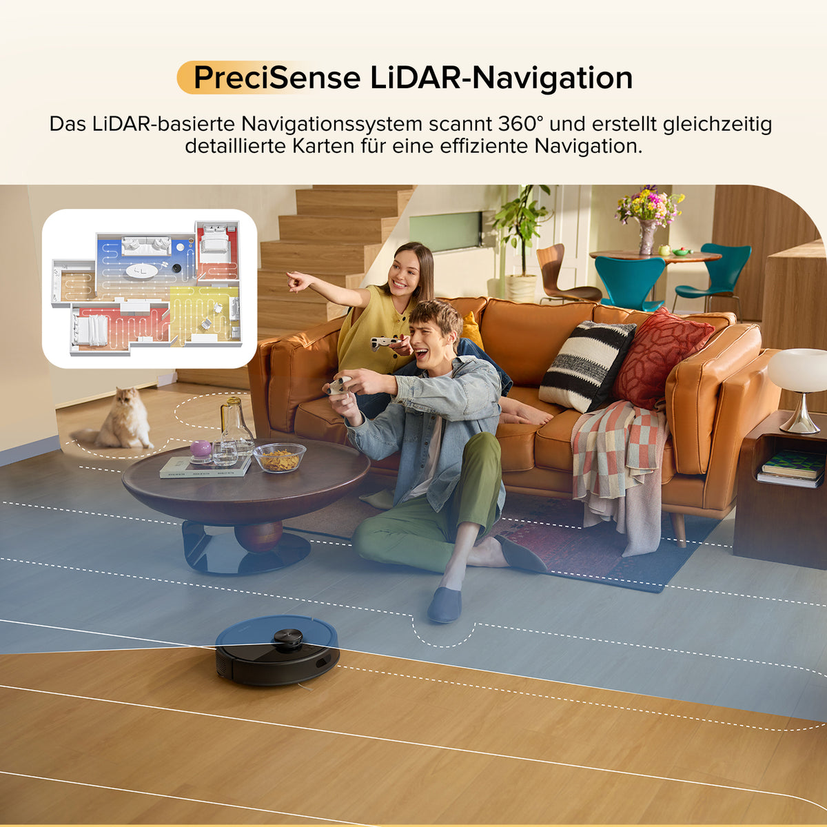 Ersatz Bürstenabdeckung Für Roborock Q7 - Inklusive Hauptbürste