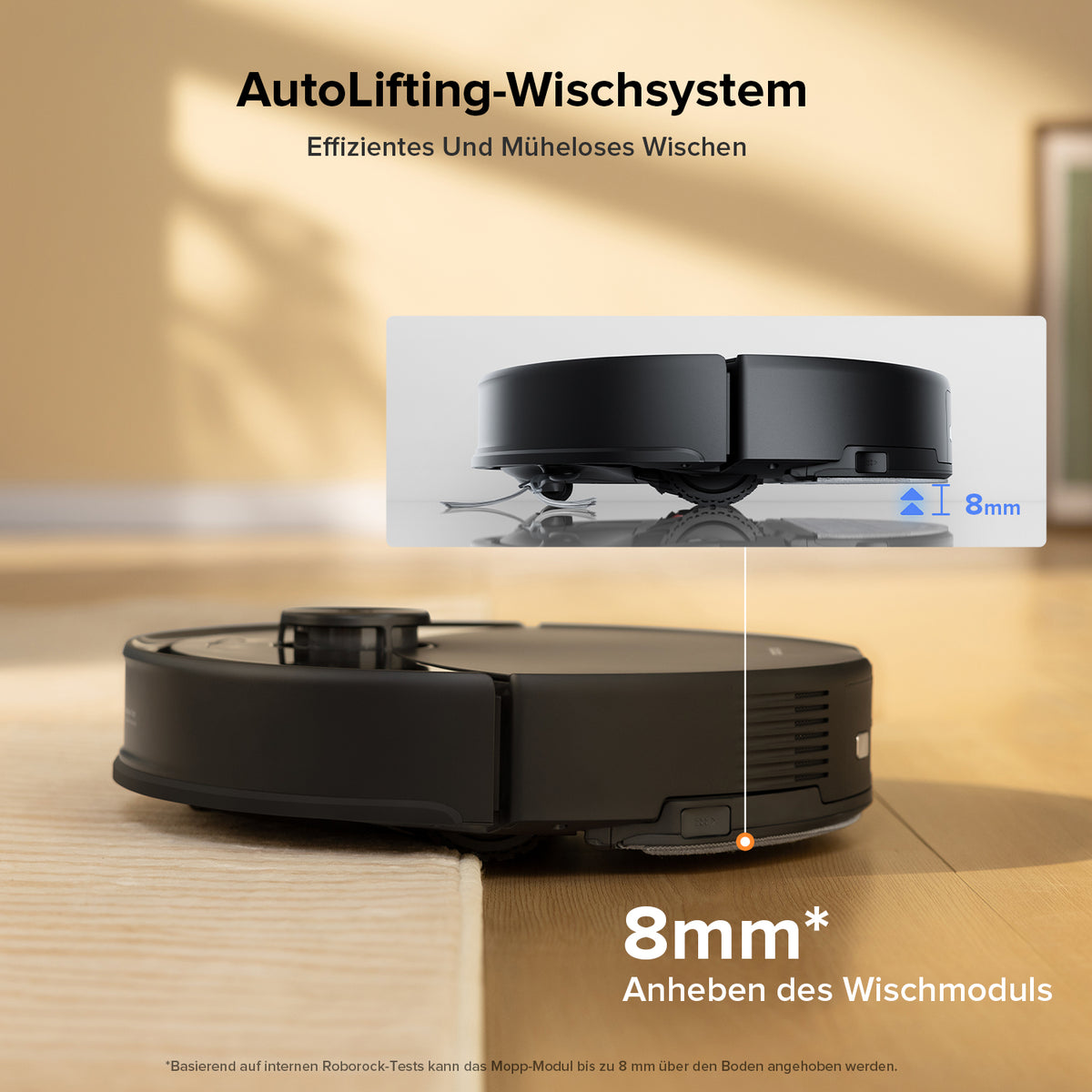 Roborock Qrevo Slim Saugroboter Mit Wischfunktion - 8,2 Cm