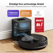2 Stück Rollbürsten Für Roborock Q10 S5/X5 Serie – Hauptbürste, Gummi & Nylon