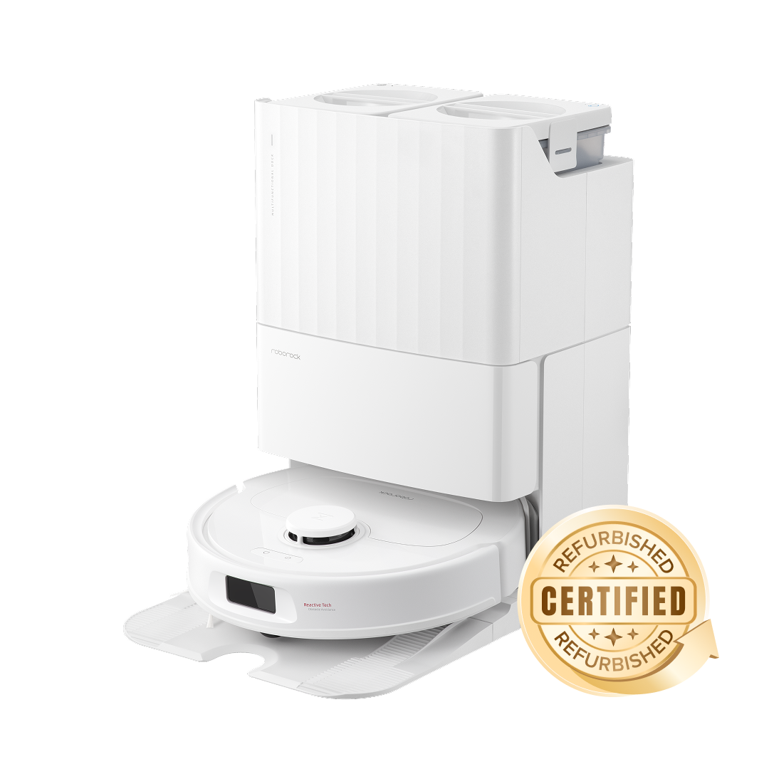 「Generalüberholt – 90 % wie neu」Roborock Qrevo S Saugroboter mit Multifunktions-Dockingstation