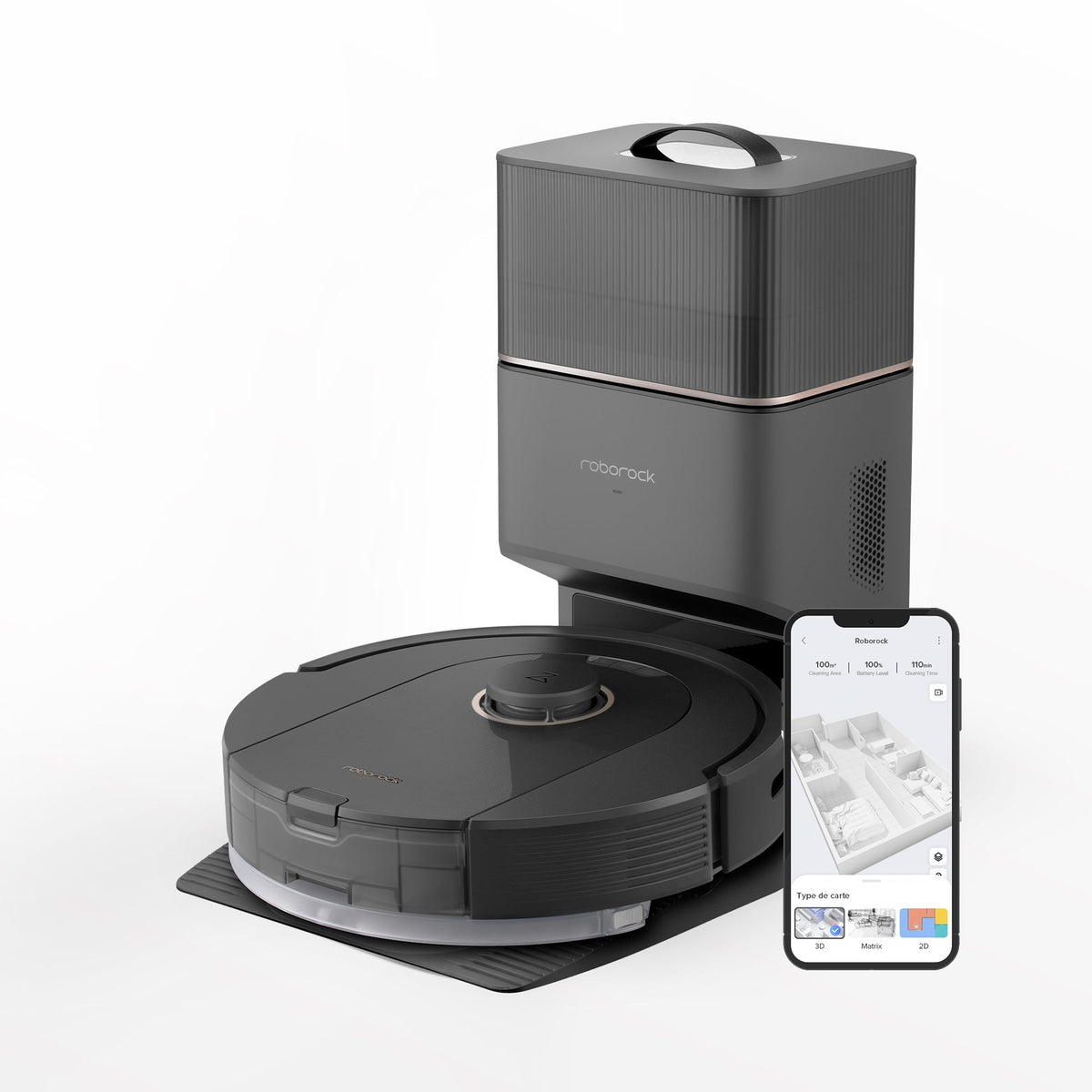 Roborock Q5 Pro+ Saug- und Wischroboter mit Auto-Entleerungsstation ...