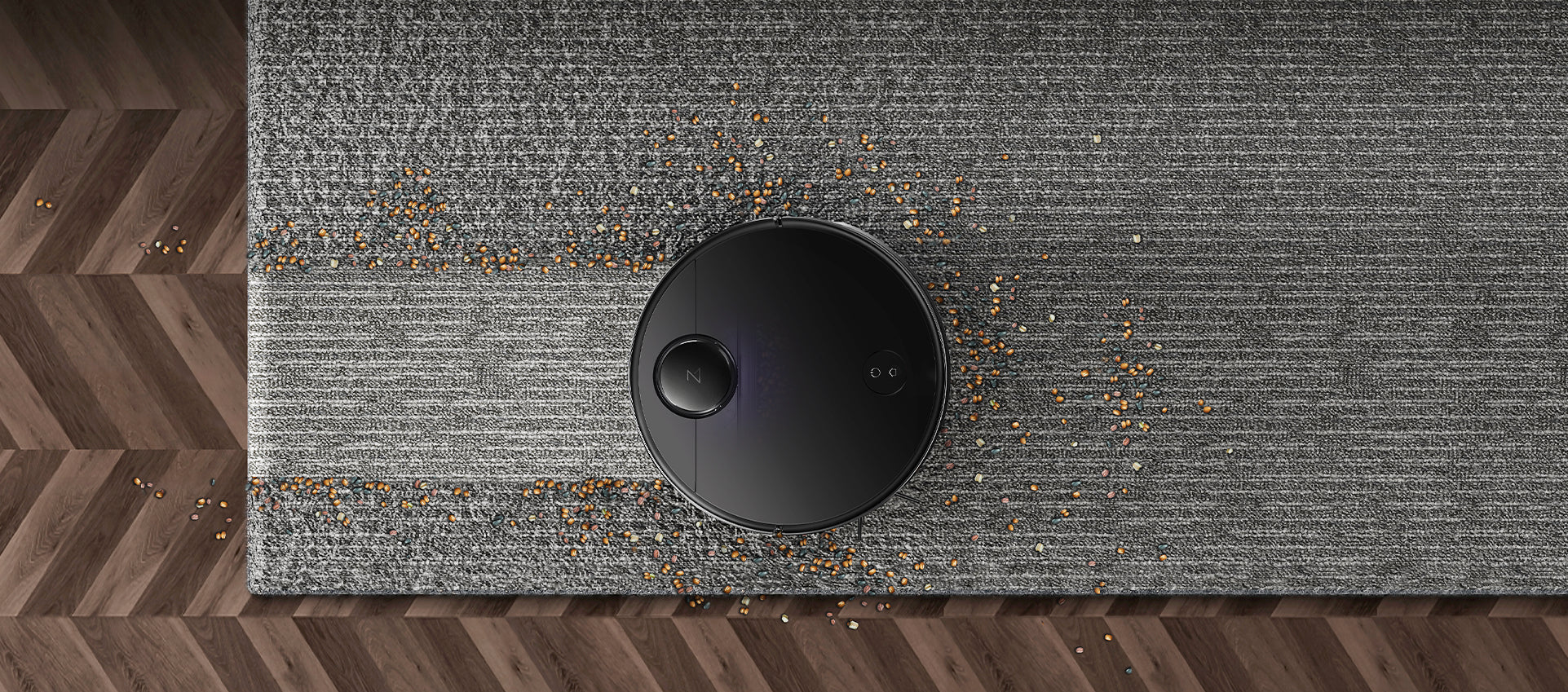 Die starke Saugkraft des Roborock S4 sorgt für eine tiefe Reinigung von Böden und Teppichen